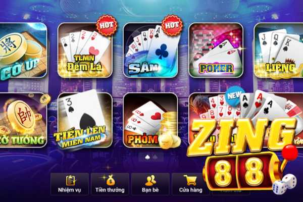 Những Lý do nên chọn Zing88 để chơi Game bài 